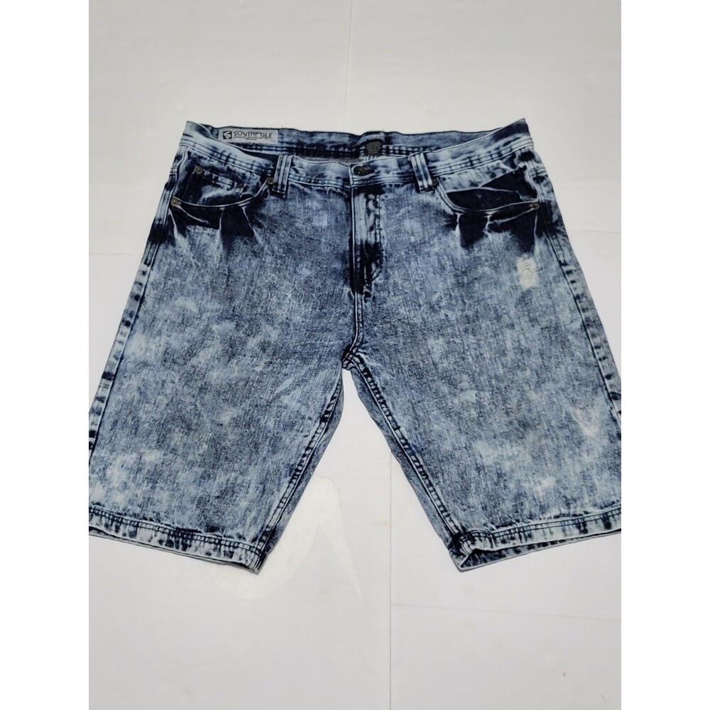 Southpole Authentic Collection Men’s Denim Baggy Jean Shorts Size Men's 40 Blue